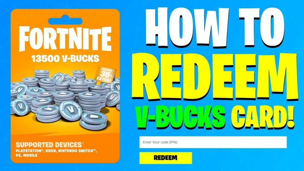 Fortnite Redeem Vbucks Code Free Online Games 2024